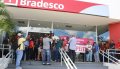 Forte reação contra o fechamento de agências do Bradesco