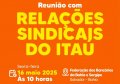 Sexta tem reunião com o Itaú 