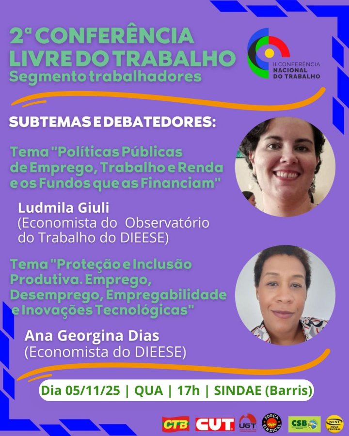 Imagem sobre Conferência Livre: organizar é resistir